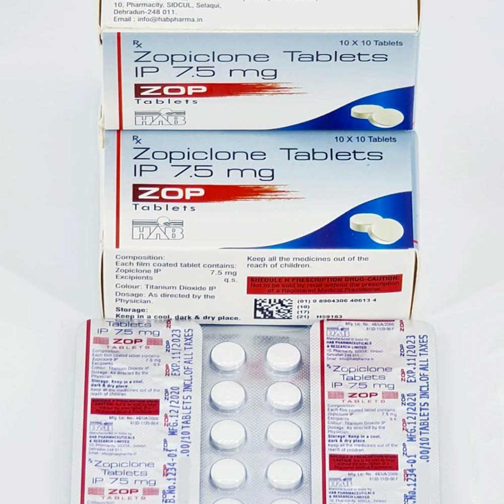 Buy Zopiclone 7.5mg Tablets