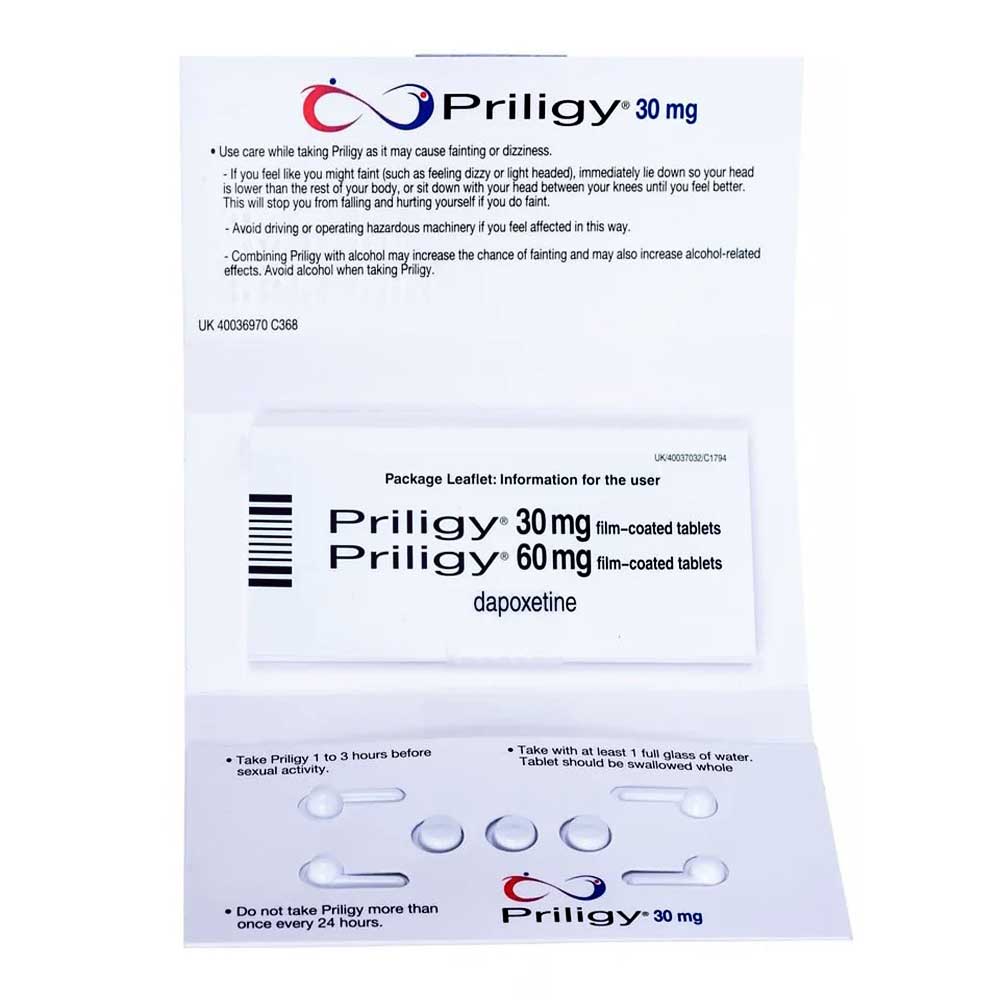 Buy Priligy (Dapoxetine)